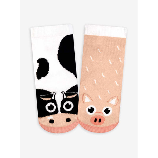 Pals Socks: Cow & Pig