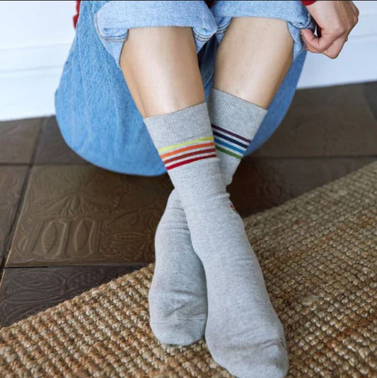 Conscious Step: Socks that Save LGBTQ Lives (Proud Stripes)