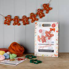 The Crafty Kit Company: Gingerbread Kids Needle Felting Craft Kit