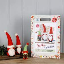 The Crafty Kit Company: Santa Gnomes Needle Felting Craft Kit