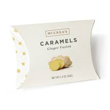 McCrea's Caramels: Ginger Fusion Pillow Box (1.4oz)