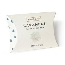 McCrea's Caramels: Cape Cod Sea Salt Pillow Box (1.4oz)