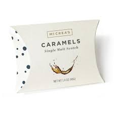 McCrea's Caramels: Single Malt Scotch Pillow Box (1.4oz)