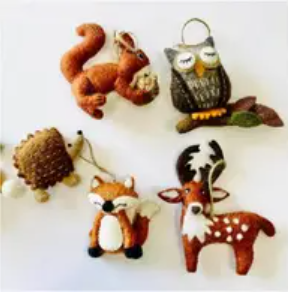 The Winding Road: Forest Animals Ornament