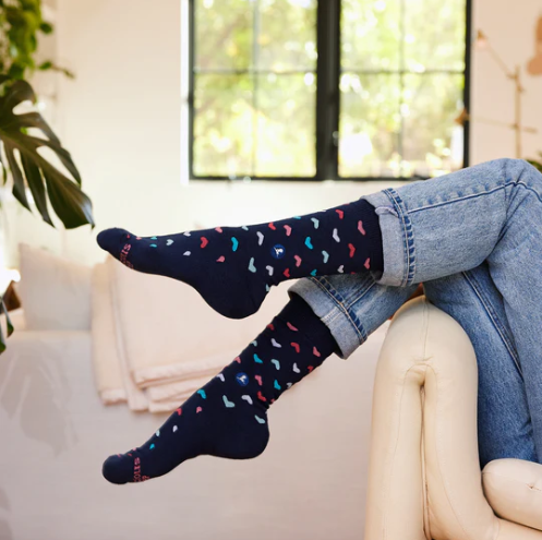 Conscious Step: Socks that Find a Cure (Hearts)